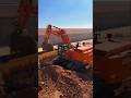 🔥 Massive Hitachi Excavator Loading Dumpers Like a Beast!