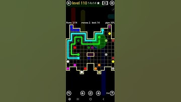 How To Solve Flow Free Inkblot Pack Level 110 14x14 Board Walk Through Solution Walkthrough