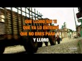 Que Lloro in the Style of "Sin Bandera" with lyrics (no lead vocal)