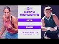 Madison Keys vs. Ulrikke Eikeri | 2022 Charleston Round 2 | WTA Match Highlights