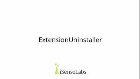 How ExtensionUninstaller module works