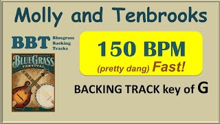 Molly and Tenbrooks in G - bluegrass backing track 150 bpm