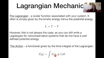 Lagrangian Mechanics