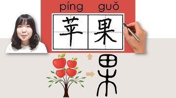 【NEW HSK1】/HSK1/苹果/蘋果/pingguo_(apple)How to Pronounce & Write Chinese Word & Character #newhsk3