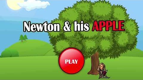 Newton & his Apple: First year student Midterm individual game project using C and OpenGL