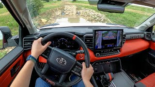 2023 Toyota Sequoia TRD Pro - POV Off Road Drive (Binaural Audio)