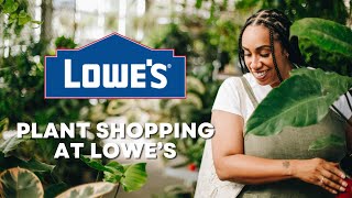 Come Plant Shop with Me at Lowe&#39;s l LOWE&#39;S VLOG