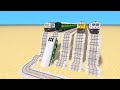 TRAIN CROSSING BUMPY RAILROAD RIKSY TRACKS DIAMOND CROSSING RAILWORK BEANG DRIVE 