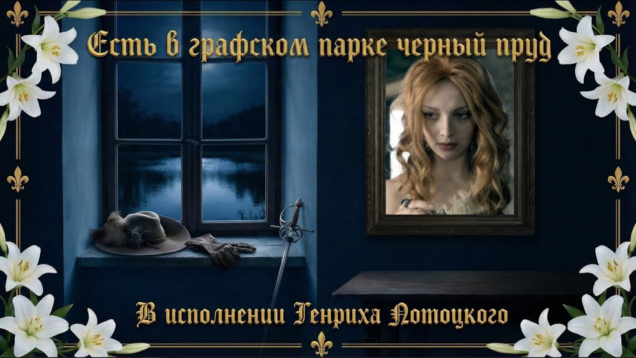 Полный вариант баллады Атоса «Есть  в графском парке Черный пруд…»