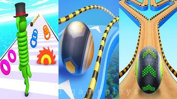 Long neck run vs Action Ball game vs going Ball game #androidgames 