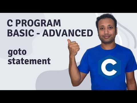 C Program English Tutorial 61 : goto statement