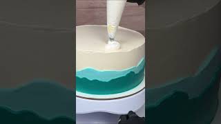 Easy Teal Ombre Cake That Looks IMPOSSIBLE to Make 😍