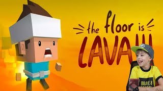 ПОЛ ЭТО ЛАВА Челлендж! Играем в The floor is lava на телефоне :) screenshot 2