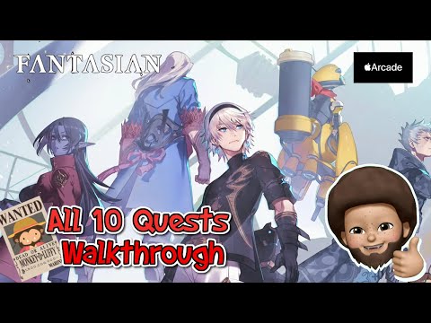 FANTASIAN - All 10 Quests in Part #1 | Apple Arcade