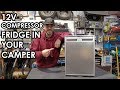 HOW TO PROFESSIONALLY FIT A FRIDGE INTO YOUR CAMPER. Waeco CRX 50