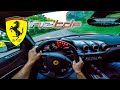 Crazy pov  1500000  ferrari f12 tdf   fast drive on mountain roads