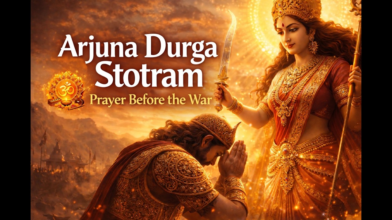 Arjuna Kruta Durga Stotram | Powerful Victory Prayer Before Kurukshetra ...
