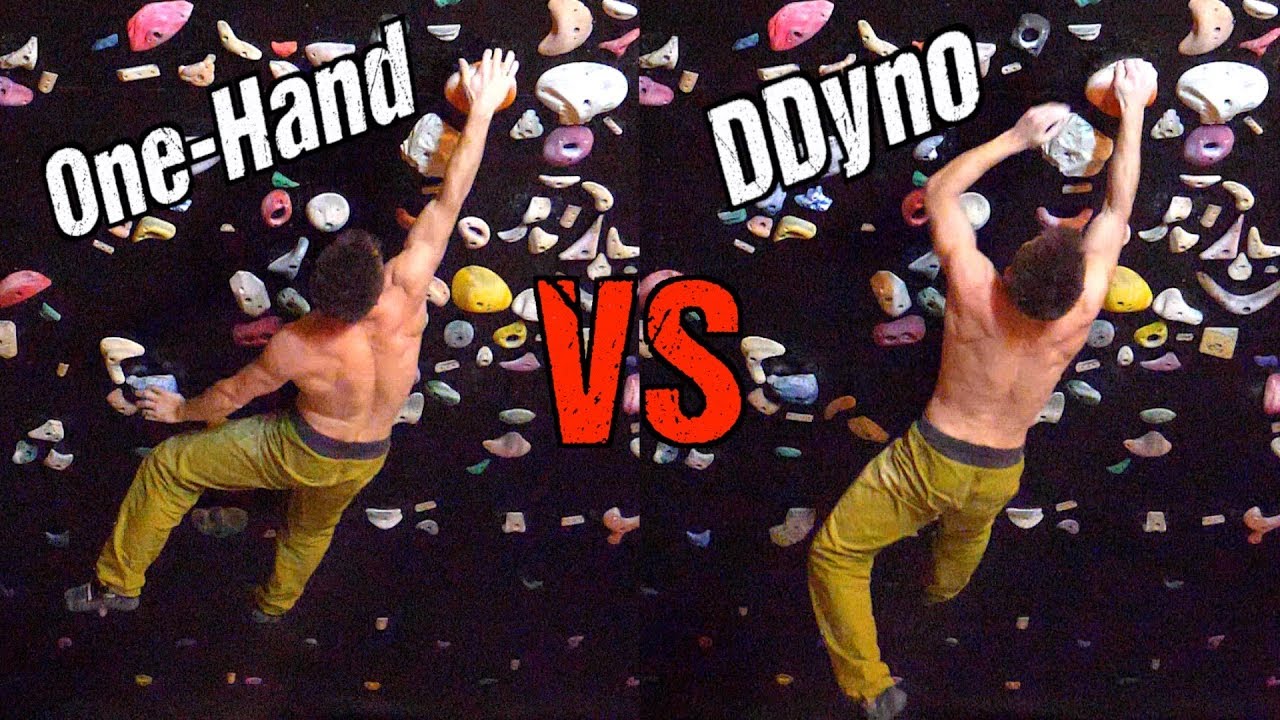 One-Hand or Double Dyno? Analytic Bouldering