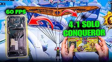 🇮🇳Day 55  Top Rank # 100 Solo Conqueror Manpasnd Gaming || New low device