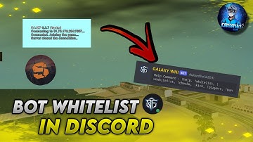 SYSTEM BOT WHITELIST IN DISCORD | سيستم بوت وايتليست من ديسكورد