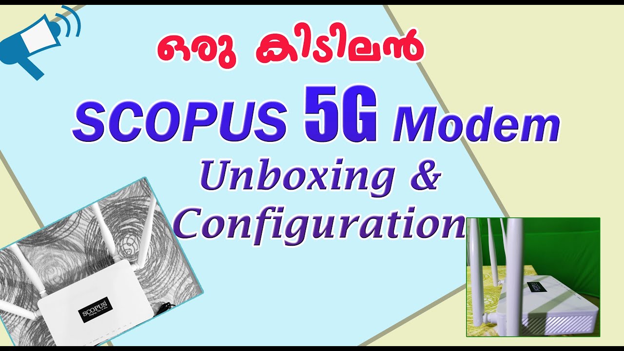 SCOPUS 5G MODEM CONFIGURATIONSCOPUS DUAL BAND SC6333GWVD WIFI