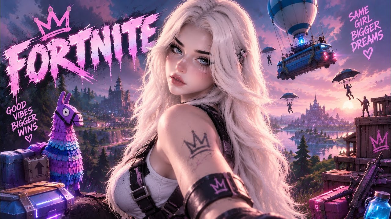 Your girl HappyBlueGal ONLINE • LEVELING UP MY SPRITES 🤍🎮 #Fortnite  #FortniteGame ✨