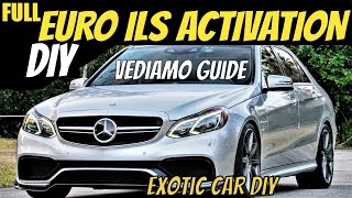 How to activate Mercedes ADAPTIVE headlights on your w212 E-class,  Full Euro ILS activation