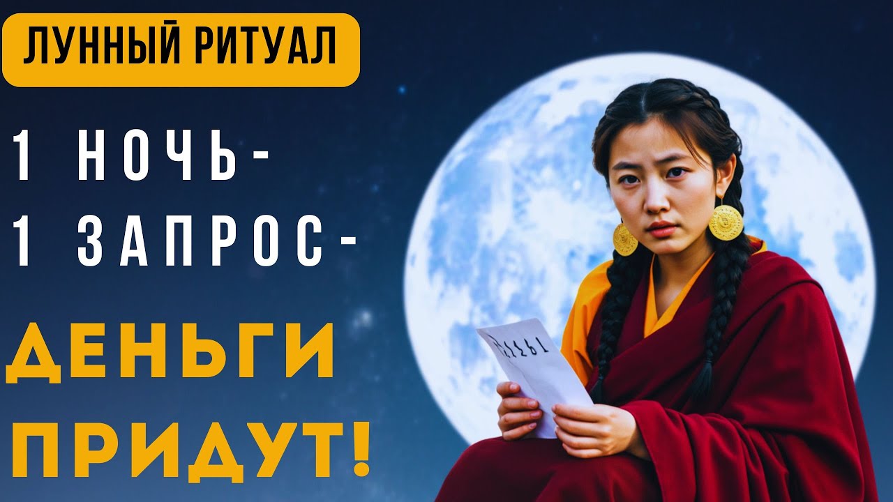 Сделай ЭТО в полнолуние — и точная сумма придёт за 30 дней! Тибетский ритуал луны!