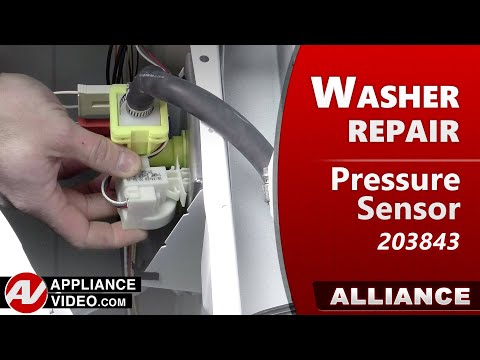 Washer - Overfilling With Water - Pressure Sensor Repair - YouTube