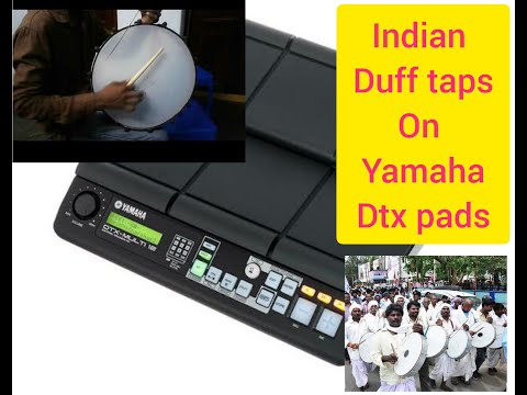 indian-duff-taps-on-yamaha-dtx-pad