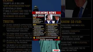 Trump’s $1.8B “Anti-Weaponization Fund” Is Dead — Fact-Checked 1 8 Billion Anti Weaponization Fund Temporarily Blocked What Does It Mean