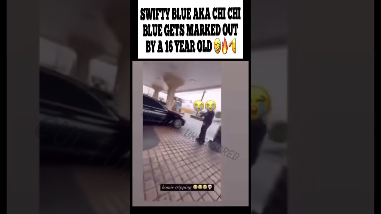 SWIFTY blue gets marked out by a 16 year old