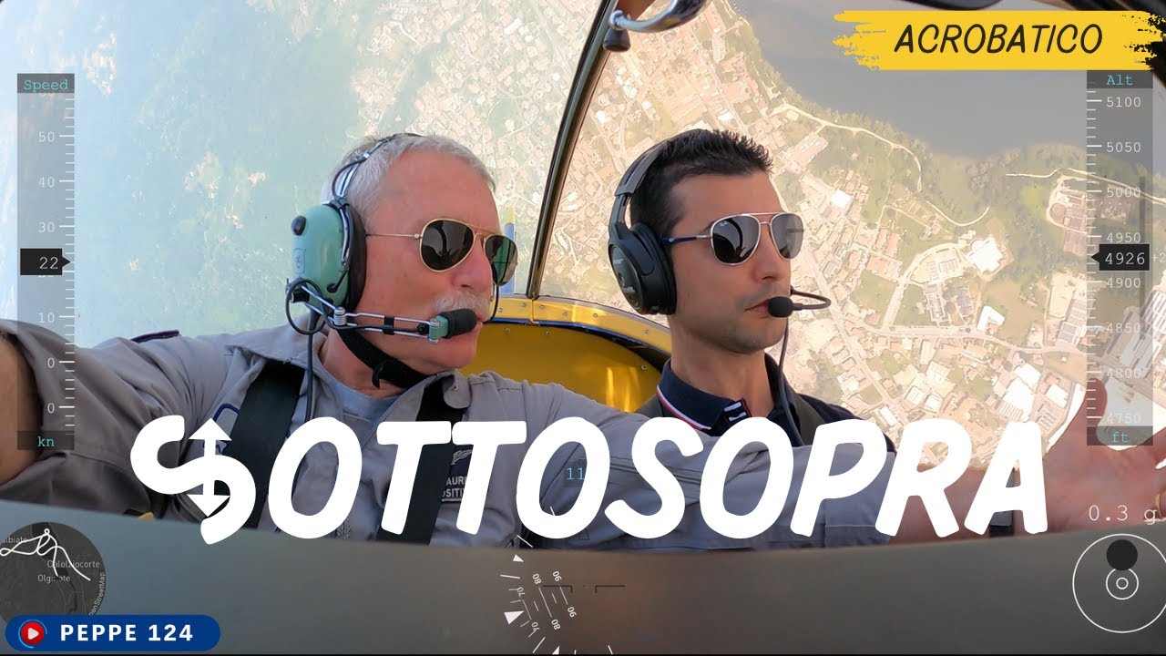 A testa in giù - Volo Acrobatico per beneficenza - Acronadia