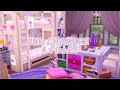 🛏️ CHAMBRE POUR 4 PETITES FILLES | DOUCEUR, COULEURS & COMPLICITÉ | LES SIMS 4 🎀✨