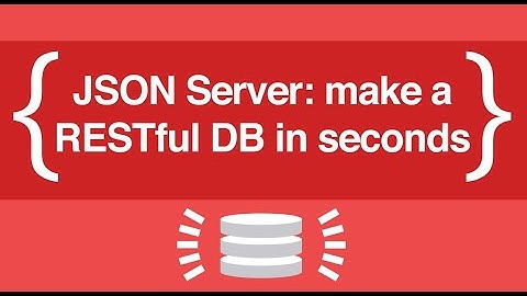 How to run REST API mock server with Json-server & FakerJS