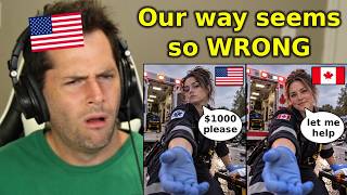 American Reacts to Things Canada Gives Its Citizens for FREE