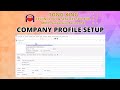 COMPANY PROFILE SETUP