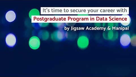Postgraduate Diploma in Data Science (PGD-DS) - A Snapshot