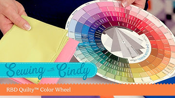 Color Theory -- New Quilty™ Color Wheel using our Confetti Cotton solid fabrics!