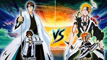 Private Char | Captain Aizen V3 ( Resprite ) VS Ichigo TYBW V3 OP Edit in Jump Force Mugen