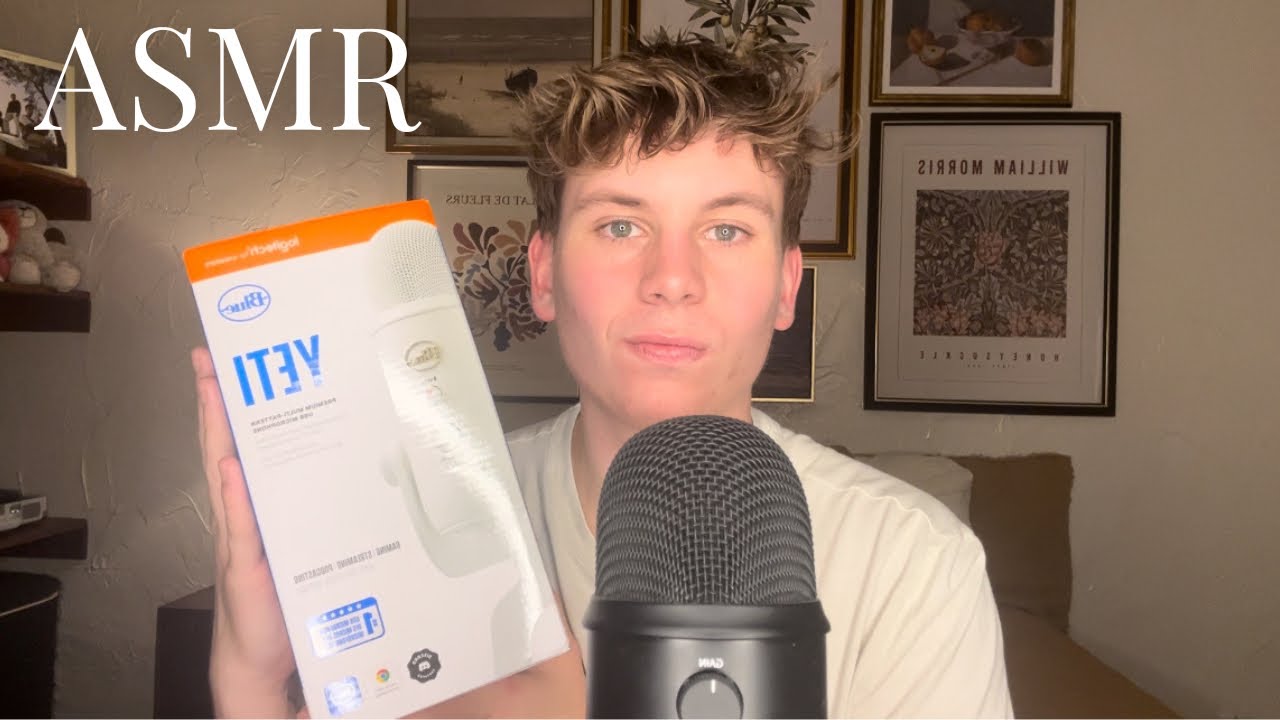 ASMR Unboxing Brand New Blue Yeti Microphone!!!