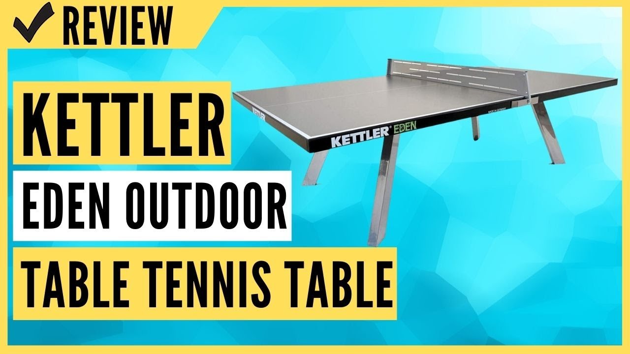 Eden Outdoor Stationary Table Tennis Table – KETTLER USA
