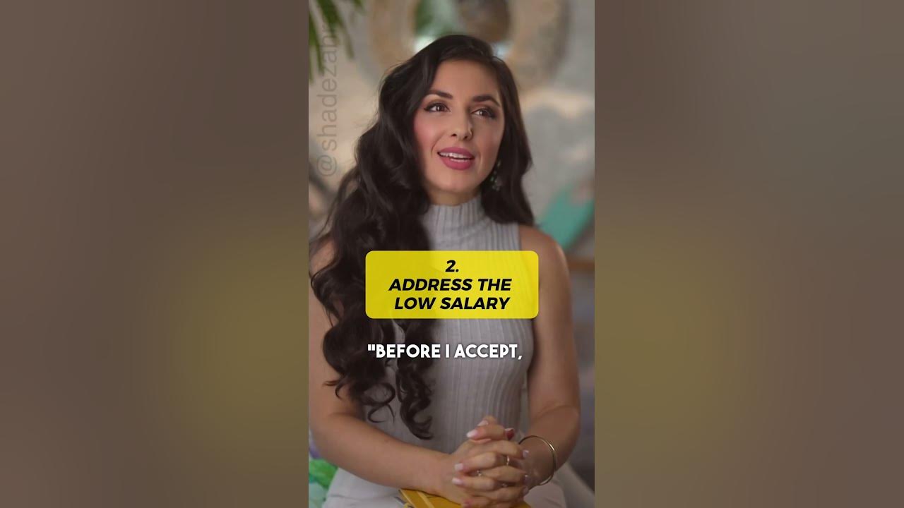 Negotiate a Higher Salary with 4-Steps | @ShadeZahrai  #shorts