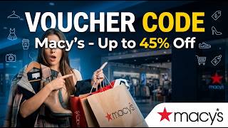 Macy's Discount Code 2026 💸 Save More With Macy's Offers