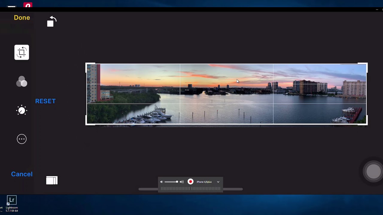 Quick tutorial of iPhone Pano feature - landscape photo & edit - YouTube