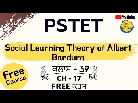 Social Learning Theory PSTET | Social Learning Theory | Albert Bandura | PSTET 2021 - 22
