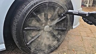 Cleaning Car Wheels with the Karcher SC 2 !