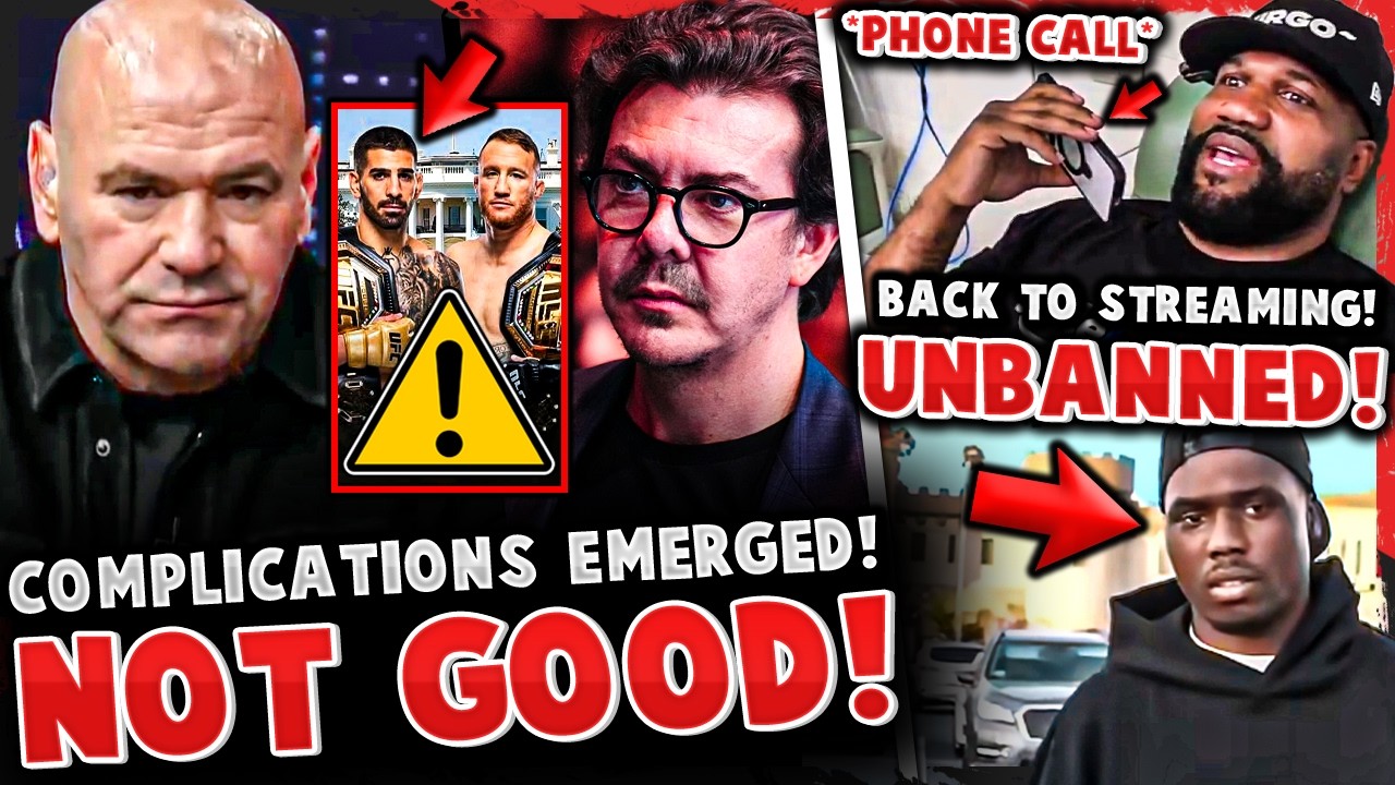 BREAKING! Ilia Topuria vs Justin Gaethje IN JEOPARDY!? Raja Jackson UNBANNED & STREAMING AGAIN!