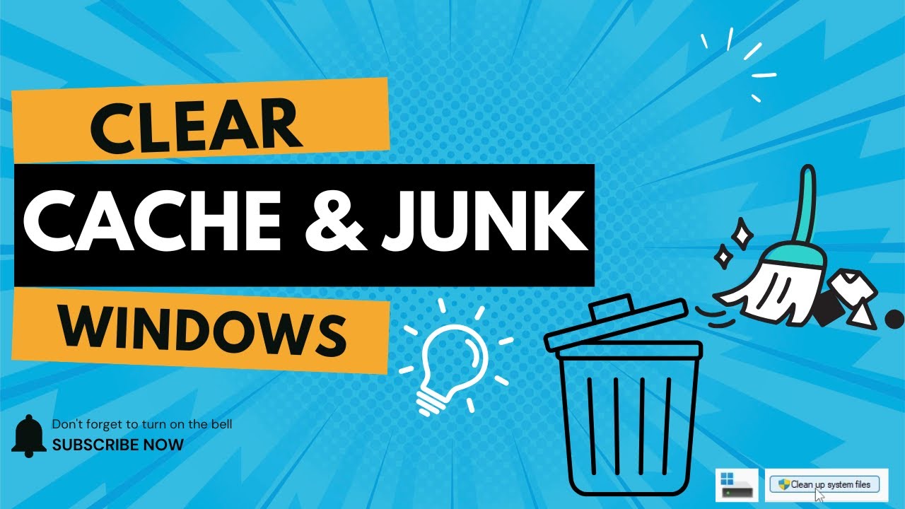How to Clear Cache & Junk File on Windows..