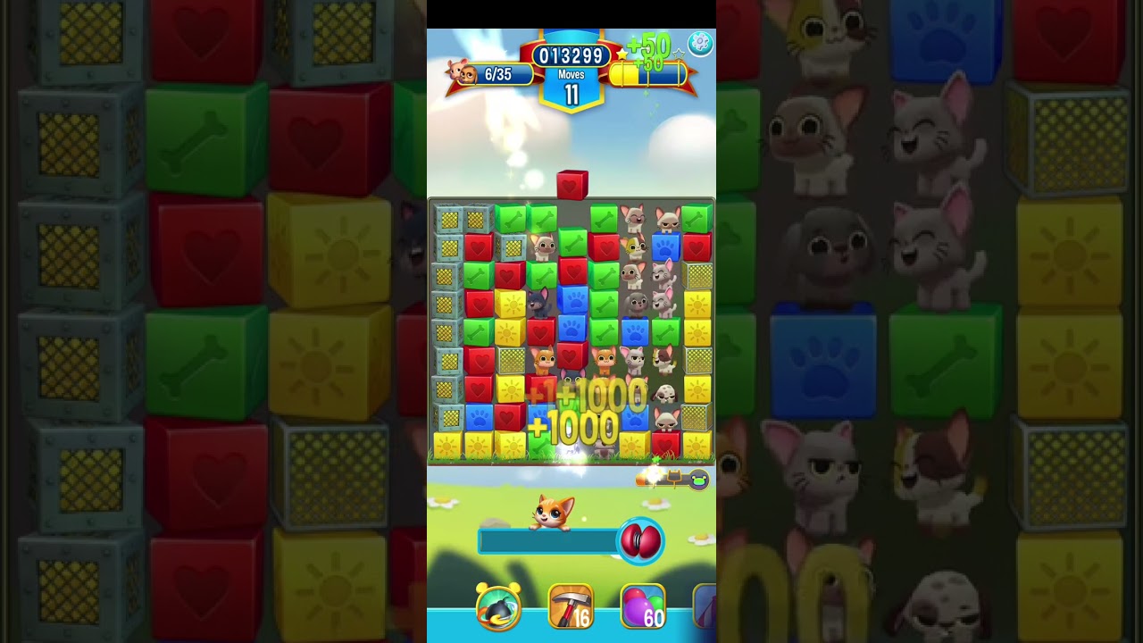 Pet Rescue Saga level 4951 one balloon | PuzzledCubes.site